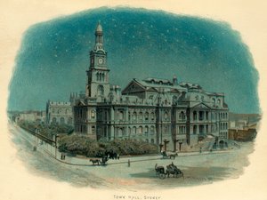 Rathaus, Sydney, New South Wales, Australien, 1896 von C. Wilkinson