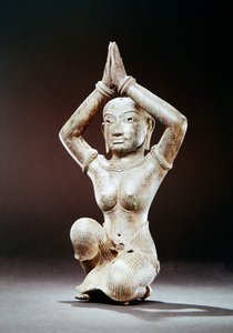 Kniende Frau, zweite Hälfte des 11. Jahrhunderts von Cambodian