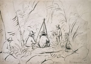 Ausflug nach Mont Avila, Venezuela von Camille Jacob Pissarro