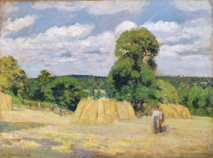 Ernte in Montfoucault, 1876