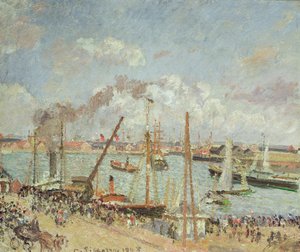 Der Hafen von Le Havre, Nachmittag, Sonne, 1903 von Camille Jacob Pissarro