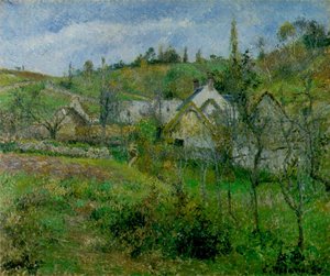 Das Valhermeil, in der Nähe von Pontoise, 1880 von Camille Jacob Pissarro