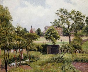 Ein Blick auf Stamford Brook Common