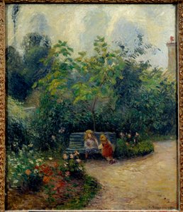 Eine Ecke des Gartens in der Einsiedelei (der Garten der Mathurins) von Camille Jacob Pissarro
