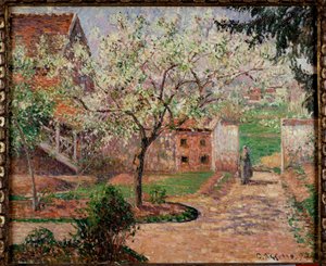 Garten in Eragny von Camille Jacob Pissarro