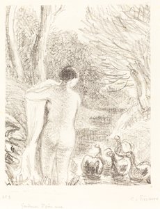Nacktes Gänsemädchen, ca. 1897