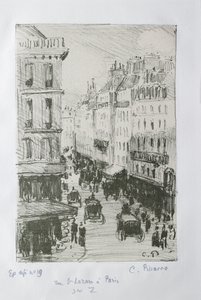 Rue Saint-Lazare, Paris, 1897 von Camille Pissarro