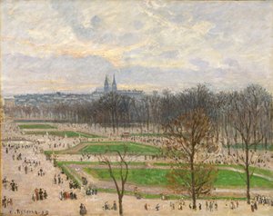 Der Garten der Tuilerien an einem Winternachmittag, 1899