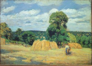 Die Ernte in Montfoucault in Mayenne