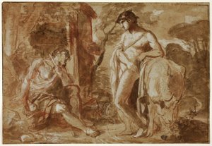 Merkur und Argus von Camillo Procaccini