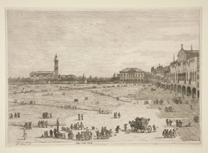 Prà della Valle, aus der Serie Vedute (Ansichten) von Canaletto (Giovanni Antonio Canal)