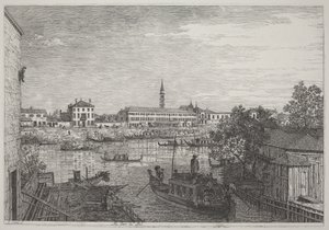 An den Toren von Dolo von Canaletto