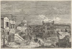 Imaginäre Ansicht von Venedig, 1741 von Canaletto