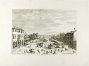 Mestre, aus Vedute von Canaletto