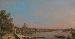 Die Stadt von der Terrasse des Somerset House aus von Canaletto