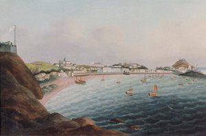 Hafen von Macao von Cantonese School