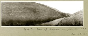 14 Meilen westlich von Ramleh auf der Jerusalemstraße, 14. Dezember 1917 von Capt. Arthur Rhodes