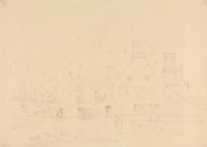Barton Farm House, East Cowes, Isle of Wight, Mai 1833 von Capt. Thomas Hastings
