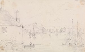Cowes, vom West Cowes Ferry, 22. März 1826 von Capt. Thomas Hastings