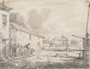 Am Strand von Hastings, 12. Oktober 1820 von Capt. Thomas Hastings