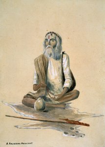 Ein religiöser Bettler, Indien von Captain Cornelius Francis James