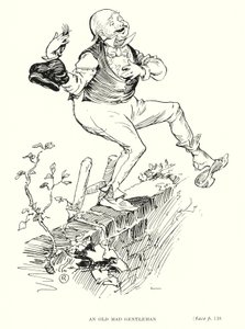 Dickens Charakter: Ein alter verrückter Herr von Captain Edward Henry Handley Read