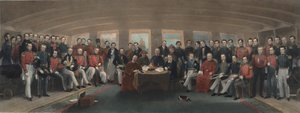 Unterzeichnung und Versiegelung des Vertrags von Nanking