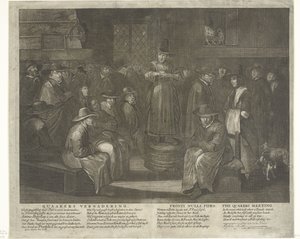 Quäkerversammlung von Carel Allard