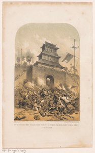 Französische und britische Truppen stürmen den Alten Sommerpalast in Peking