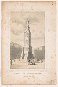 Gedenkteken op de Dam in Amsterdam Gedenkteeken van den volksgeest in 1830 en 1831 von Carel Christiaan Antony Last