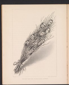 Geißel mit Köpfen der Mitglieder der französischen provisorischen Regierung, 1848 von Carel Christiaan Antony Last