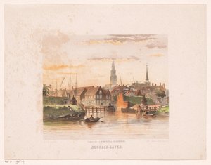 Ansicht von Groningen vom Noorderhaven aus