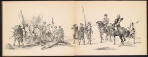 Maskerade der Leidener Studenten, 1850 (Platte 12) von Carel Christiaan Antony Last