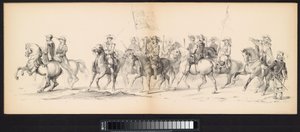 Maskerade der Leidener Studenten, 1850 (Platte 4) von Carel Christiaan Antony Last