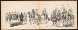 Maskerade der Leidener Studenten, 1850 (Platte 9) von Carel Christiaan Antony Last