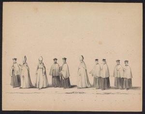Maskerade der Utrechter Studenten, 1846 (Platte 11) von Carel Christiaan Antony Last