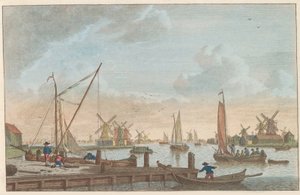 Die Zaan bei Wormerveer, ca. 1790