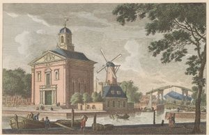 Engelse kerk te Rotterdam, ca. 1790 von Carel Frederik Bendorp (I)