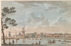 Gezicht op de Hogesluis, ca. 1790