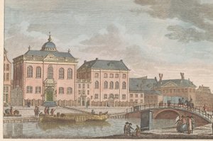 Hochdeutsche Synagoge in Amsterdam, ca. 1790 von Carel Frederik Bendorp (I)