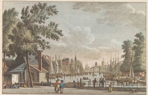 Leuvehaven in Rotterdam, ca. 1790
