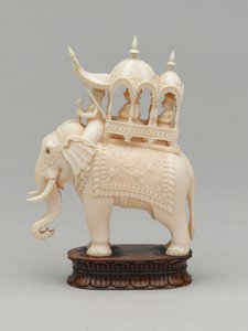 Schwarzer König, Schachfigur, Indien, ca. 1820 von Carel Jacobus Behr