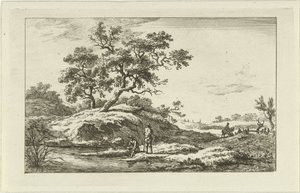 Reisende am Wasser von Carel Lodewijk Hansen
