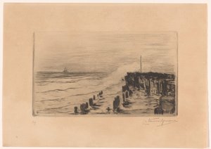 Pier von Vlissingen von Carel Nicolaas Storm van 