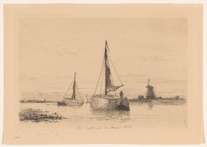 Le Vecht bei Weesp von Carel Nicolaas Storm van 