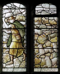 Over Wyresdale, Christ Church, Shrigley & Hunt, Carl Almquist, Die Hirtenkirche, Hirten, Schafe