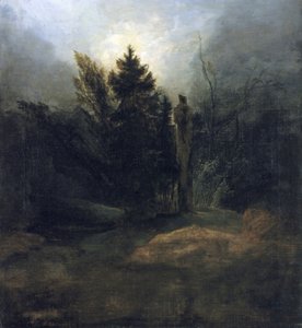 Denkmal im Wald von Carl Blechen