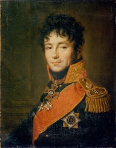 Porträt von Graf Evgraf Fedotovich Komarovsky 1769-1843 von Carl Christian Vogel von Vogelstein