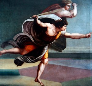 Verfolgende Engel von Carl Christian Vogel von Vogelstein