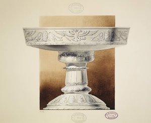 Entwurf einer Schale für Pickles. Serie Die Mitgift der Großfürstin Maria Pawlowna, 1907-1908